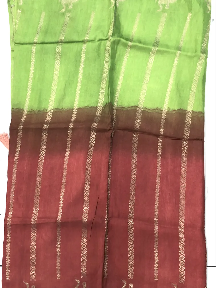 Chinon Crepes Shaded Sarees