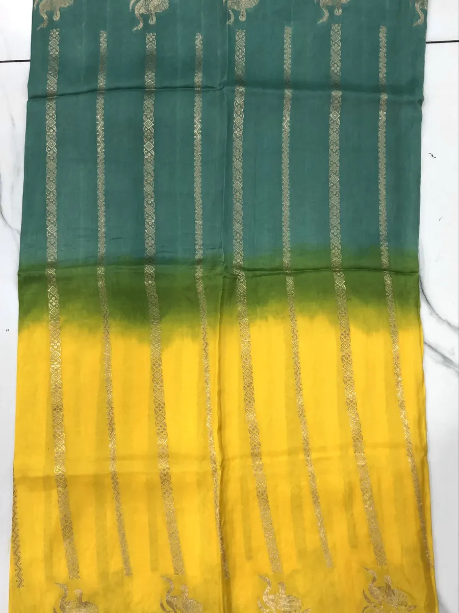Chinon Crepes Shaded Sarees