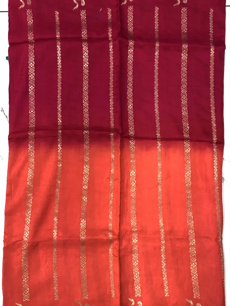 Chinon Crepes Shaded Sarees