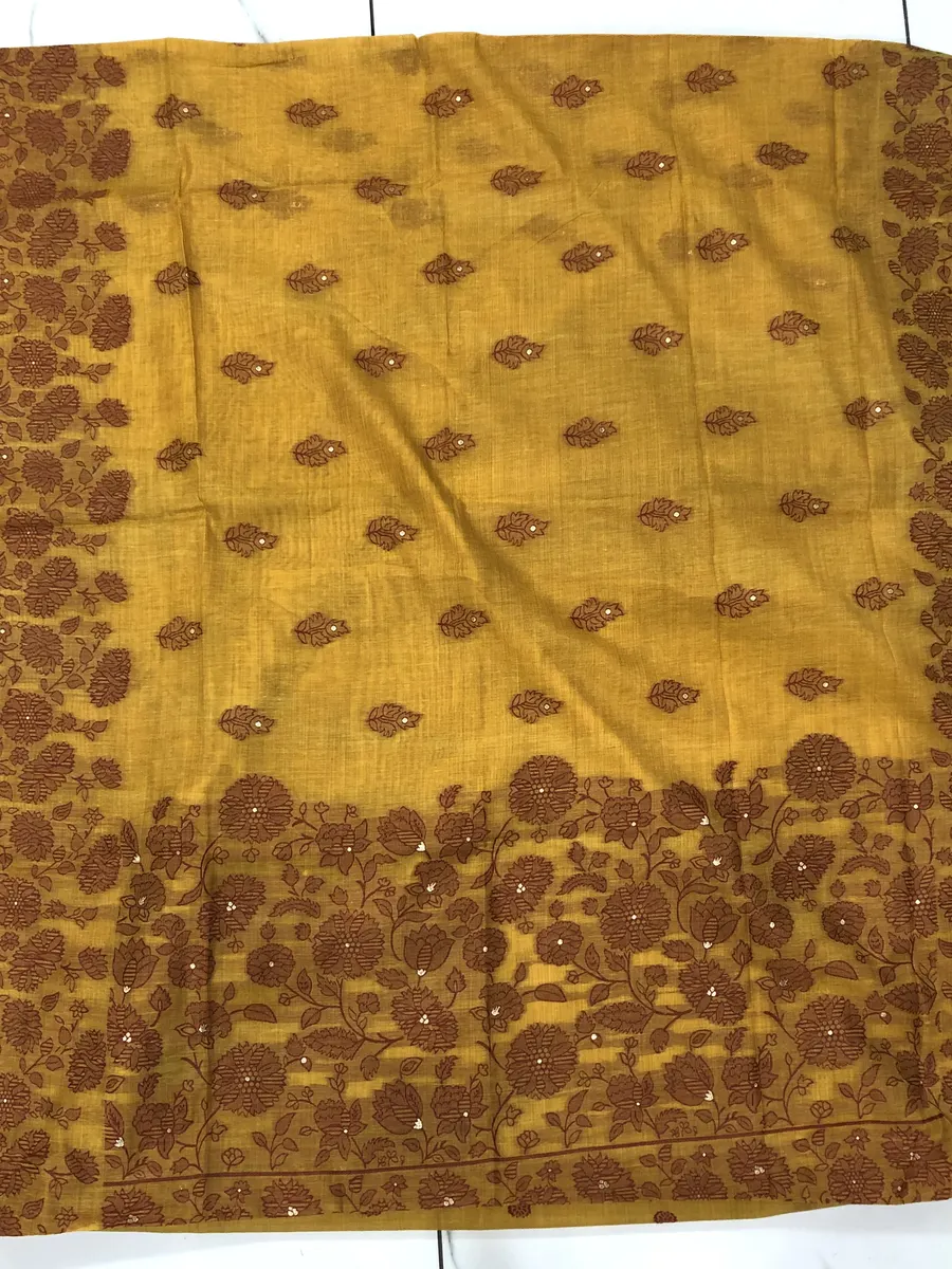 Linen Jamdhani Sarees