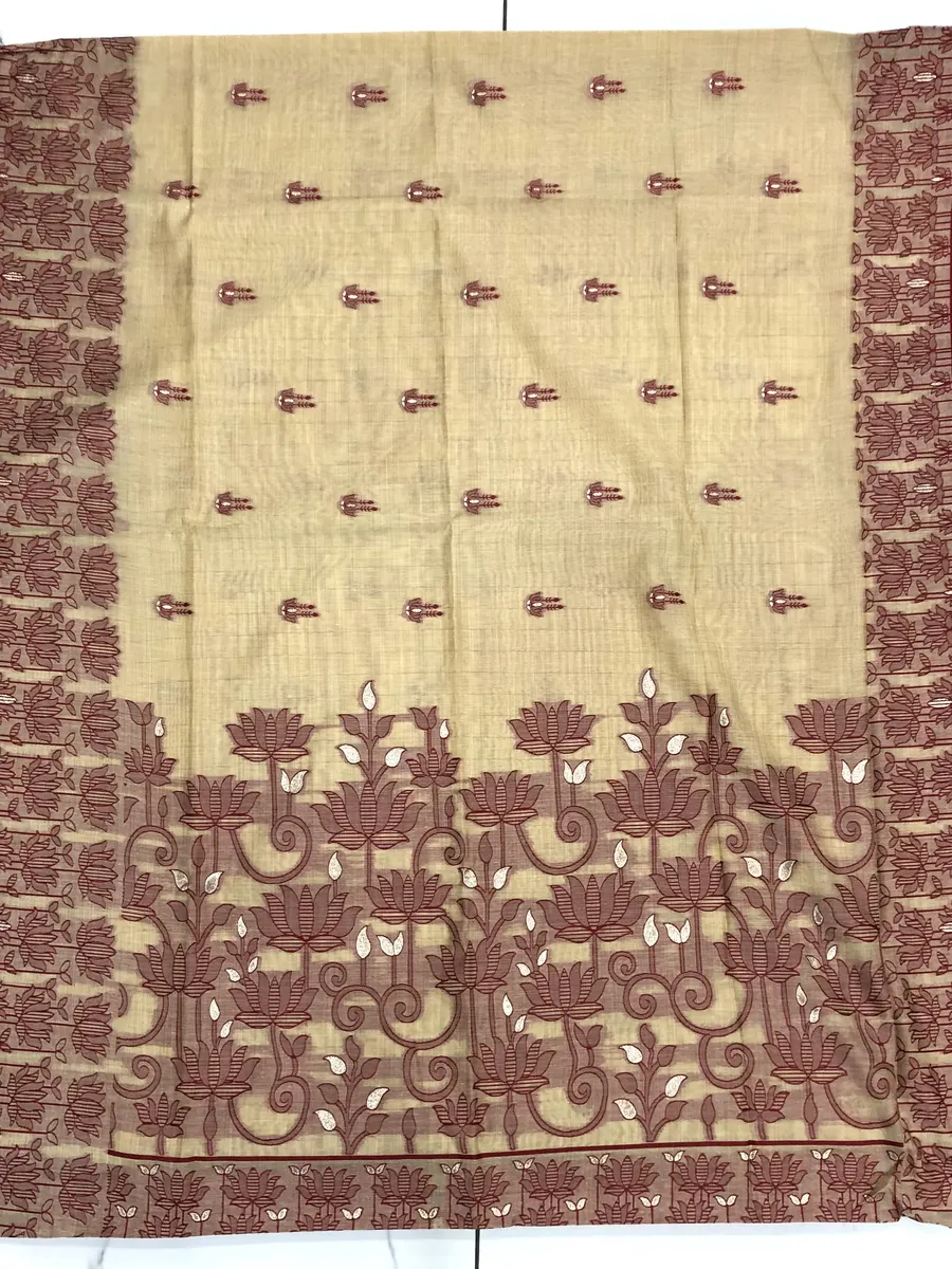 Linen Jamdhani Sarees