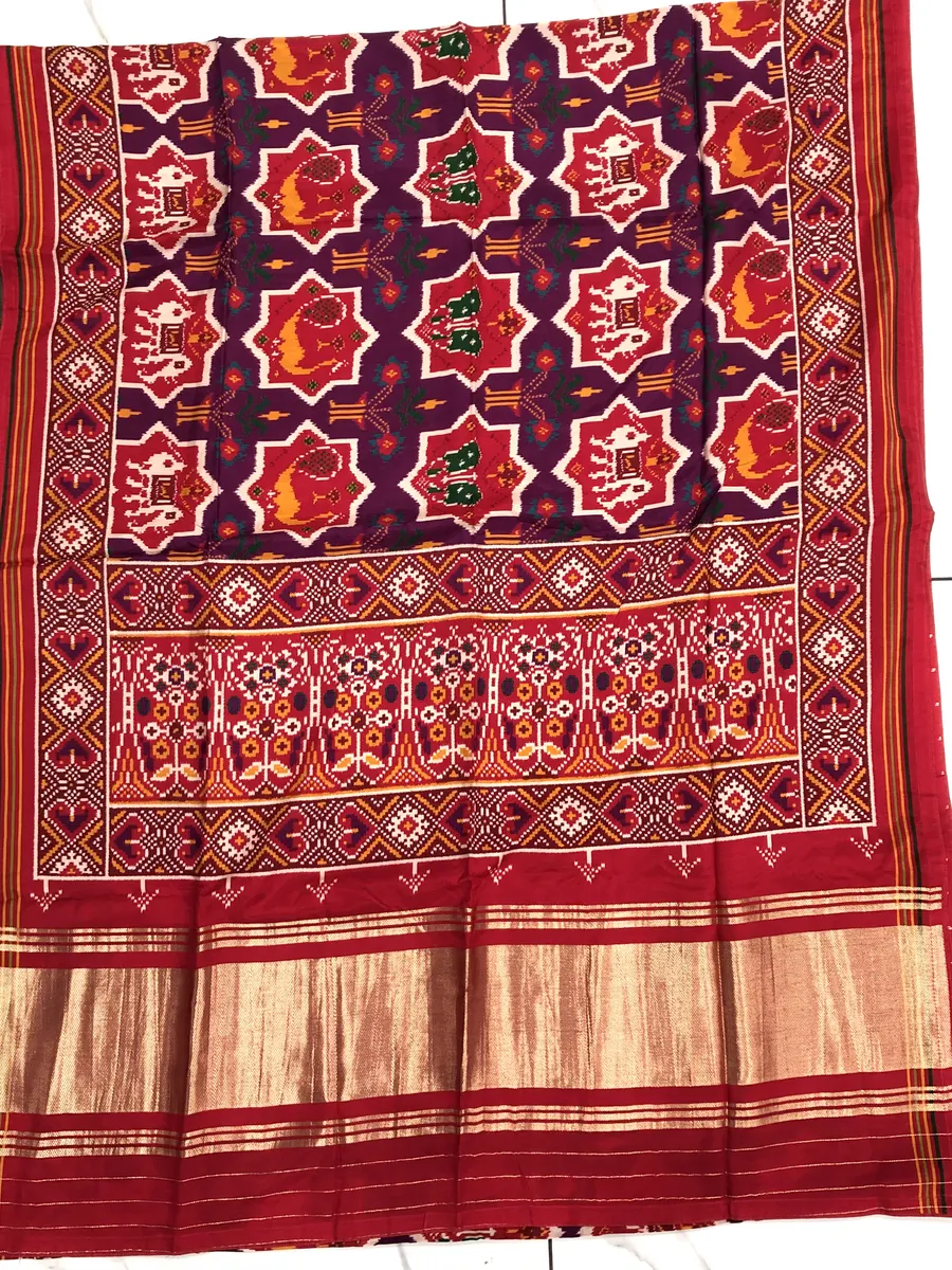 Single Ikkat Patola Sarees